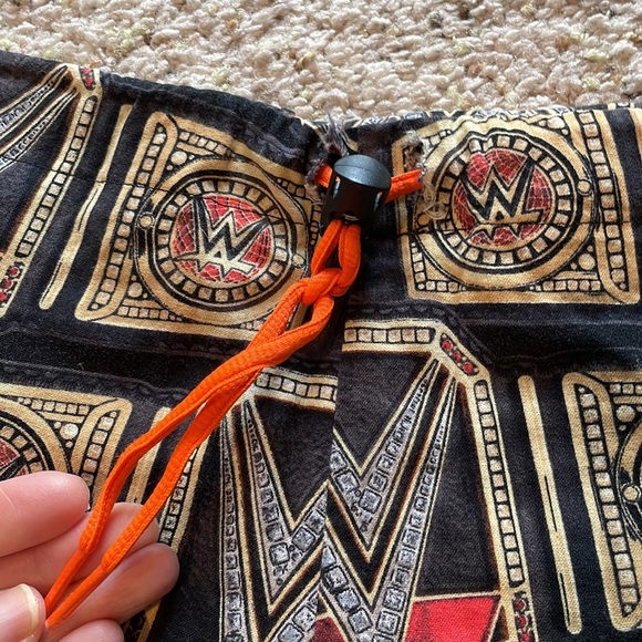Hand crafted WWE lounge pants with drawstring waist - Picture 3 of 6